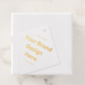 オリジナルデザインを作成して、ホイルフレーバータグを印刷 フェイバータグ (箱)