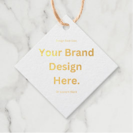 オリジナルデザインを作成して、ホイルフレーバータグを印刷 フェイバータグ