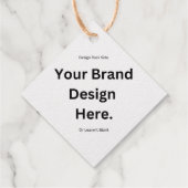 オリジナルデザインを作成して、ホイルフレーバータグを印刷 フェイバータグ (裏面)