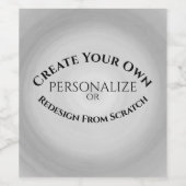 オリジナルデザインを作成する ワインラベル (シングルラベル)