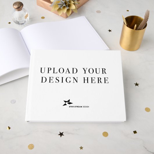 オリジナルデザインを作成 ゲストブック (正面見開き)