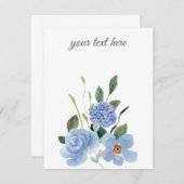 オリジナルデザインを作成 サンキューカード (正面/裏面)