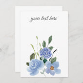 オリジナルデザインを作成 サンキューカード (正面/裏面)