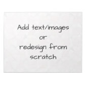 オリジナルデザインを作成 ノートパッド (正面)