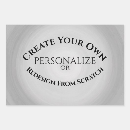 オリジナルデザインを作成 ラッピングペーパーシート (正面)