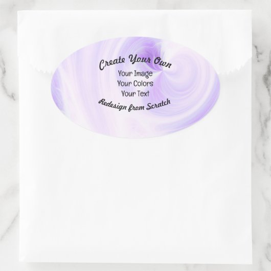 オリジナルデザインを作成 楕円形シール (バッグ)