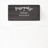 オリジナルデザインを作成 横断幕 (インサイチュ)