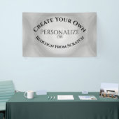 オリジナルデザインを作成 横断幕 (トレードショー)