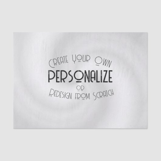 オリジナルデザインを作成 薄葉紙 (正面)