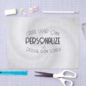 オリジナルデザインを作成 薄葉紙 (クラフト)