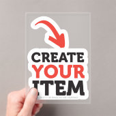 オリジナルデザインを アップロードして オーダーメイドのDIYを作成しよう アクリル招待状 (インサイチュ (ポータブル))