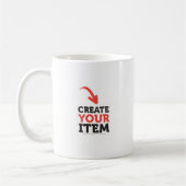 オリジナルデザインを アップロードして オーダーメイドのDIYを作成しよう コーヒーマグカップ (左)