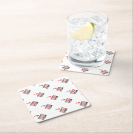 オリジナルデザインを アップロードして オーダーメイドのDIYを作成しよう スクエアペーパーコースター