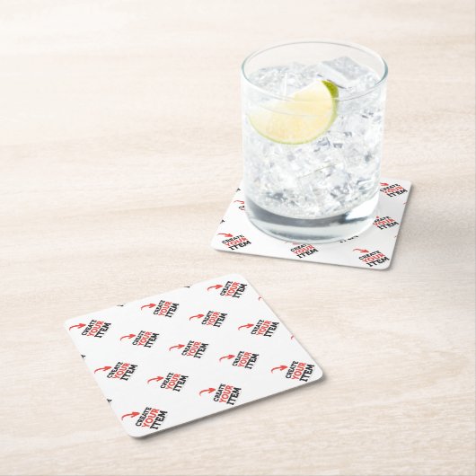 オリジナルデザインを アップロードして オーダーメイドのDIYを作成しよう スクエアペーパーコースター (インサイチュ)