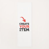 オリジナルデザインを アップロードして オーダーメイドのDIYを作成しよう ヨガマット (正面)