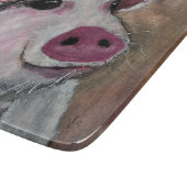 オリジナルデザインピグガラスの切断板 カッティングボード (角)