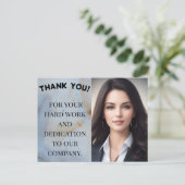 オリジナルデザイン可能！輝くスター社員ポストカード ポストカード (スタンド正面)