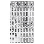 オリジナルデザイン白黒Dominoシンボル スモールペーパーバッグ (正面)