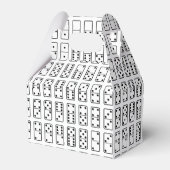 オリジナルデザイン白黒Dominoシンボル フェイバーボックス (正面サイド)