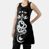 オリジナルデザイン2025ヘビ印刷ライオン エプロン (インサイチュ)