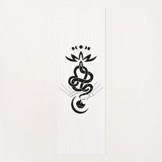 オリジナルデザイン2025ヘビ印刷ライオン ヨガマット (正面)