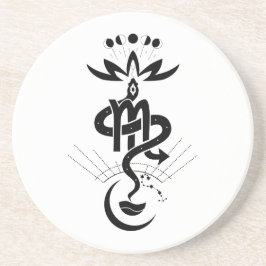 オリジナルデザイン2025ヘビ印刷、蠍座 コースター