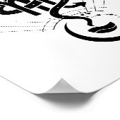 オリジナルデザイン2025ヘビ印刷、蠍座 ポスター (角)