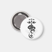 オリジナルデザイン2025ヘビ印刷、蠍座 マグネット (正面/裏面)