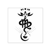 オリジナルデザイン2025ヘビ印刷、蠍座 ラバースタンプ (インプリント)