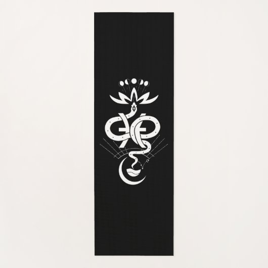 オリジナルデザイン2025 Snake printing, Pisces ヨガマット (正面)