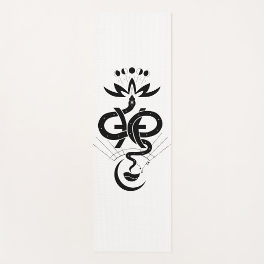 オリジナルデザイン2025 Snake printing, Pisces ヨガマット (正面)