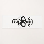 オリジナルデザイン2025 Snake printing, Pisces ヨガマット (正面(横))