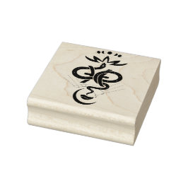 オリジナルデザイン2025 Snake printing, Pisces ラバースタンプ