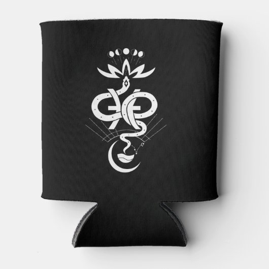 オリジナルデザイン2025 Snake printing, Pisces 缶クーラー (正面)