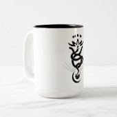 オリジナルデザイン2025 Snake printing, Taurus ツートーンマグカップ (正面左)