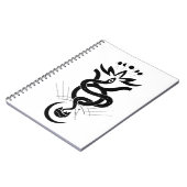 オリジナルデザイン2025 Snake printing, Taurus ノートブック (左側)