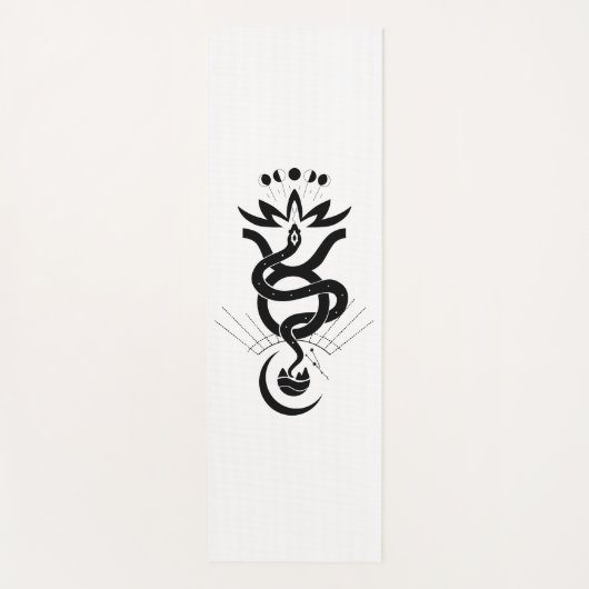 オリジナルデザイン2025 Snake printing, Taurus ヨガマット (正面)