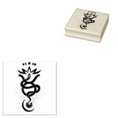 オリジナルデザイン2025 Snake printing, Taurus ラバースタンプ (押印)