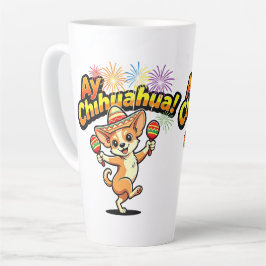 オリジナルデザイン あい チワワ！ カフェラテマグ