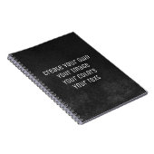 オリジナルデザイン - あなただけのアイテムを作ろう ノートブック (右側)