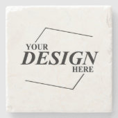 オリジナルデザイン あなただけのテンプレートを作成 ストーンコースター (正面)