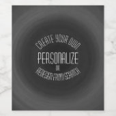 オリジナルデザイン - カスタム作成 ワインラベル (シングルラベル)