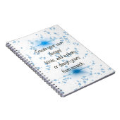 オリジナルデザイン カスタム フォト & テキスト スパイラル ノートブック (右側)