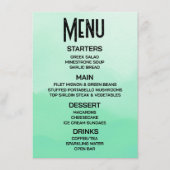 オリジナルデザイン - グリーンオンブレウォーターカラーをカスタマイズ メニュー (正面)