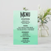 オリジナルデザイン - グリーンオンブレウォーターカラーをカスタマイズ メニュー (スタンド正面)