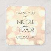 オリジナルデザイン - ゴールデン ボケ ありがとうございます エンクロージャーカード (正面)