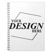 オリジナルデザイン テンプレートを作成する ノートブック (正面)