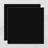 オリジナルデザイン - ブラック 招待状 (正面/裏面)