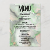 オリジナルデザイン - ライトグリーンマーブルを作成 メニュー (正面)