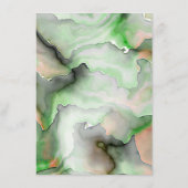 オリジナルデザイン - ライトグリーンマーブルを作成 メニュー (裏面)